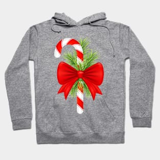 Candy Cane Bow Hoodie